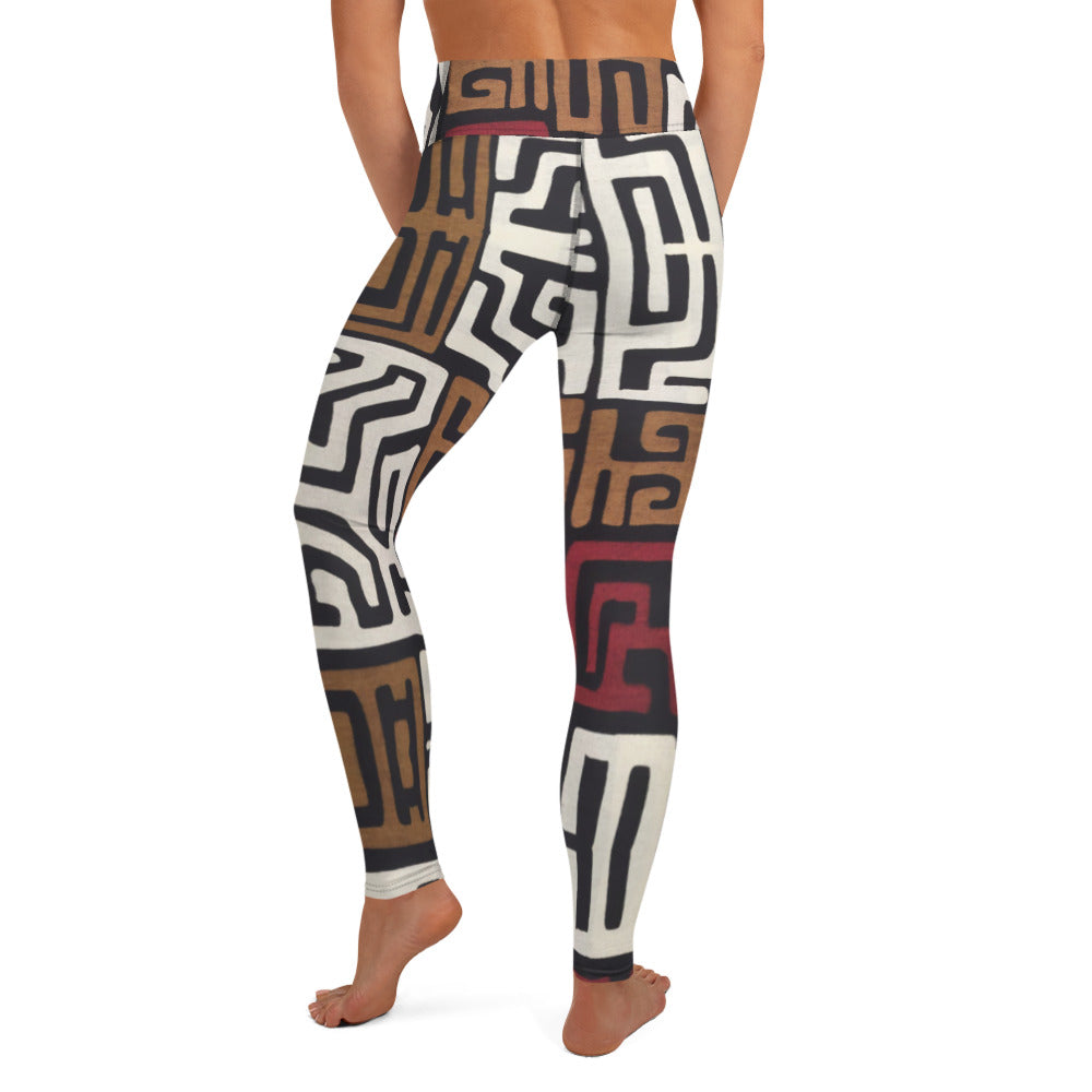DENYEM ASE "Kuba Cloth All Over" Yoga Leggings