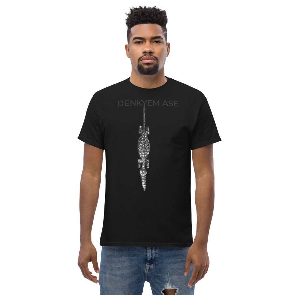 DENKYEM ASE DIGI CAMO LOGO Men's heavyweight tee
