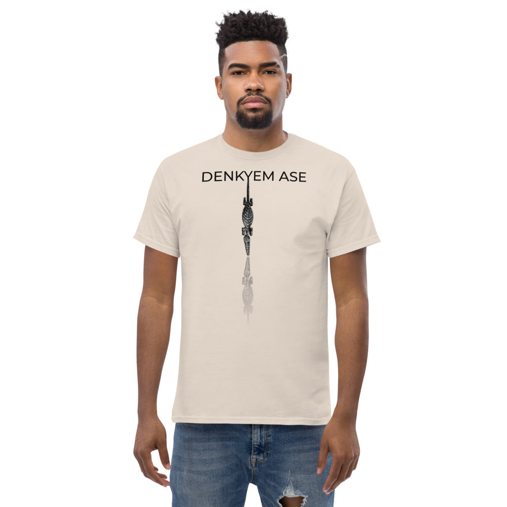 DENKYEM ASE Digi-Diamond Reflection Men's heavyweight tee