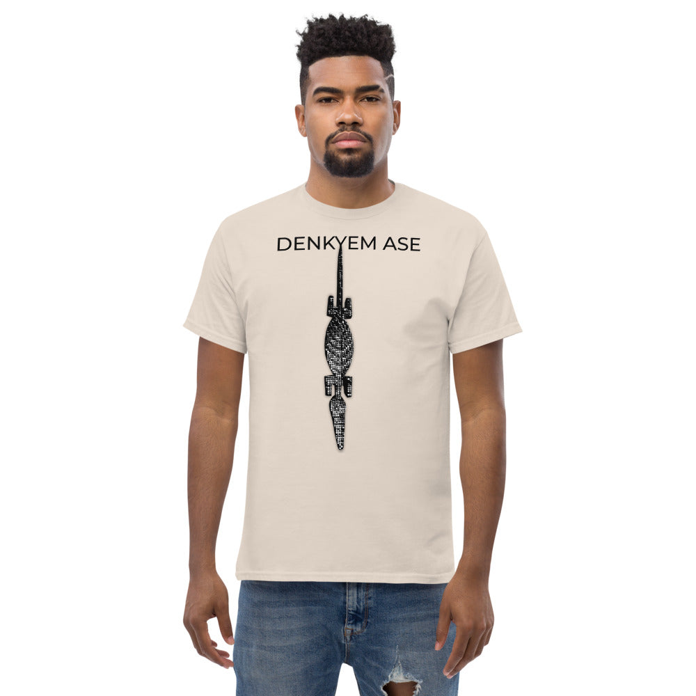 DENKYEM ASE DIGI CAMO LOGO Men's heavyweight tee