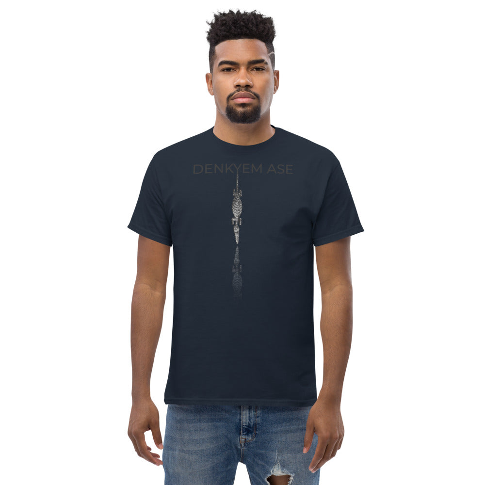 DENKYEM ASE Digi-Diamond Reflection Men's heavyweight tee