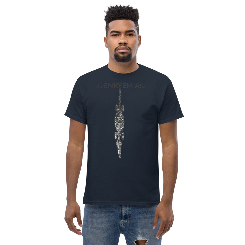 DENKYEM ASE DIGI CAMO LOGO Men's heavyweight tee