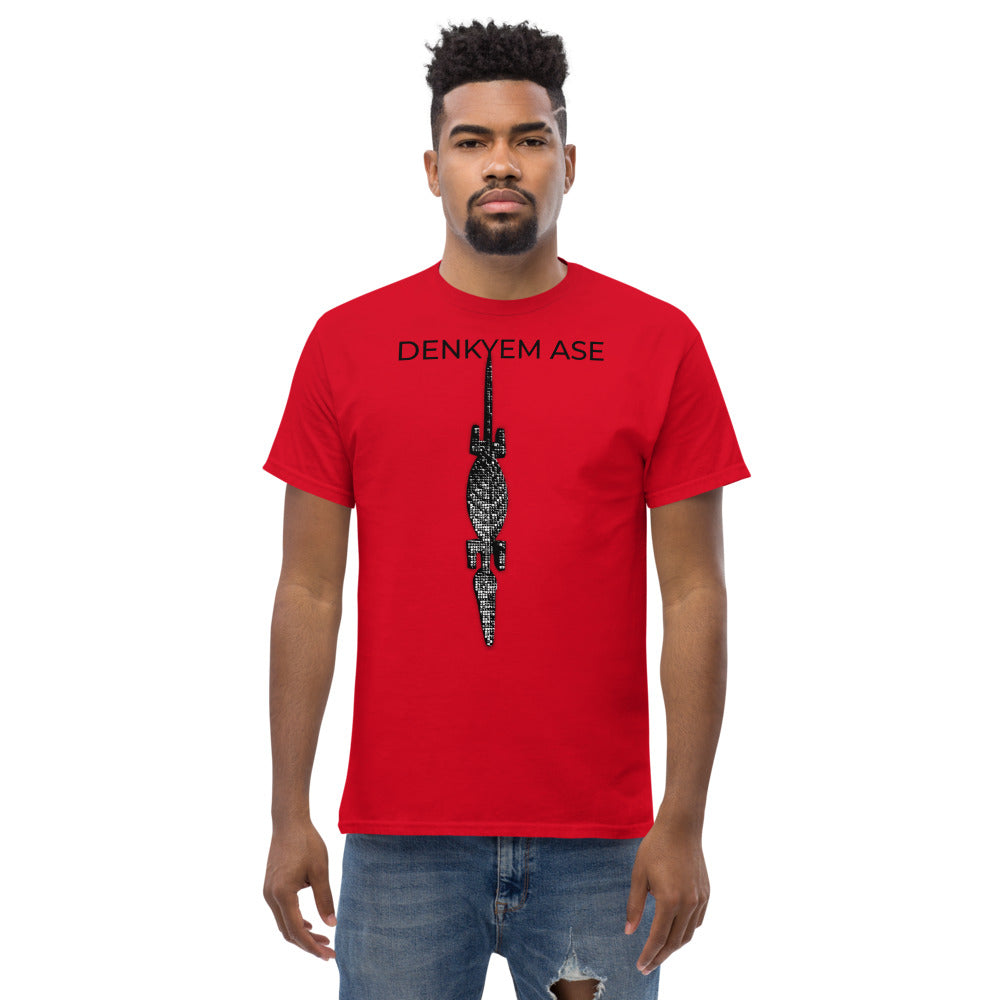 DENKYEM ASE DIGI CAMO LOGO Men's heavyweight tee