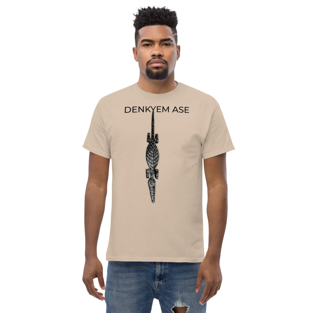 DENKYEM ASE DIGI CAMO LOGO Men's heavyweight tee