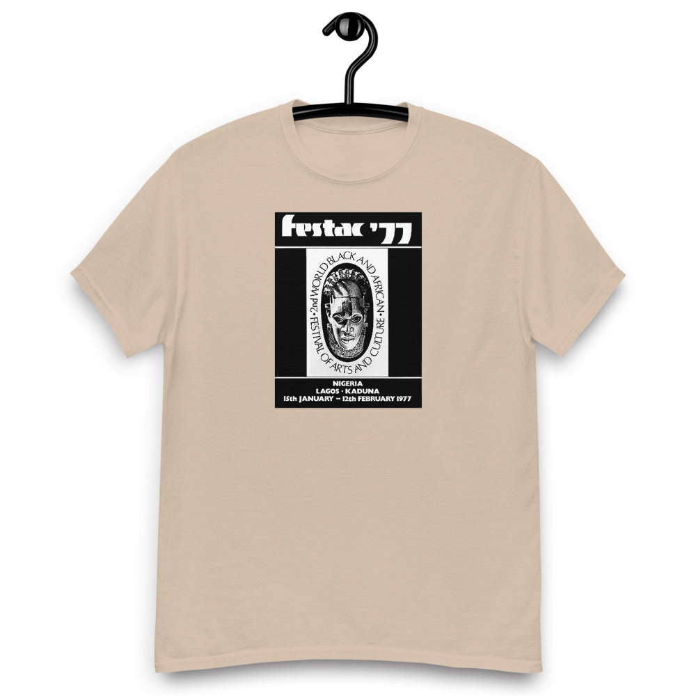 DENKYEM ASE "Benin Bronzes FESTAC '77 Retro" Men's heavyweight tee