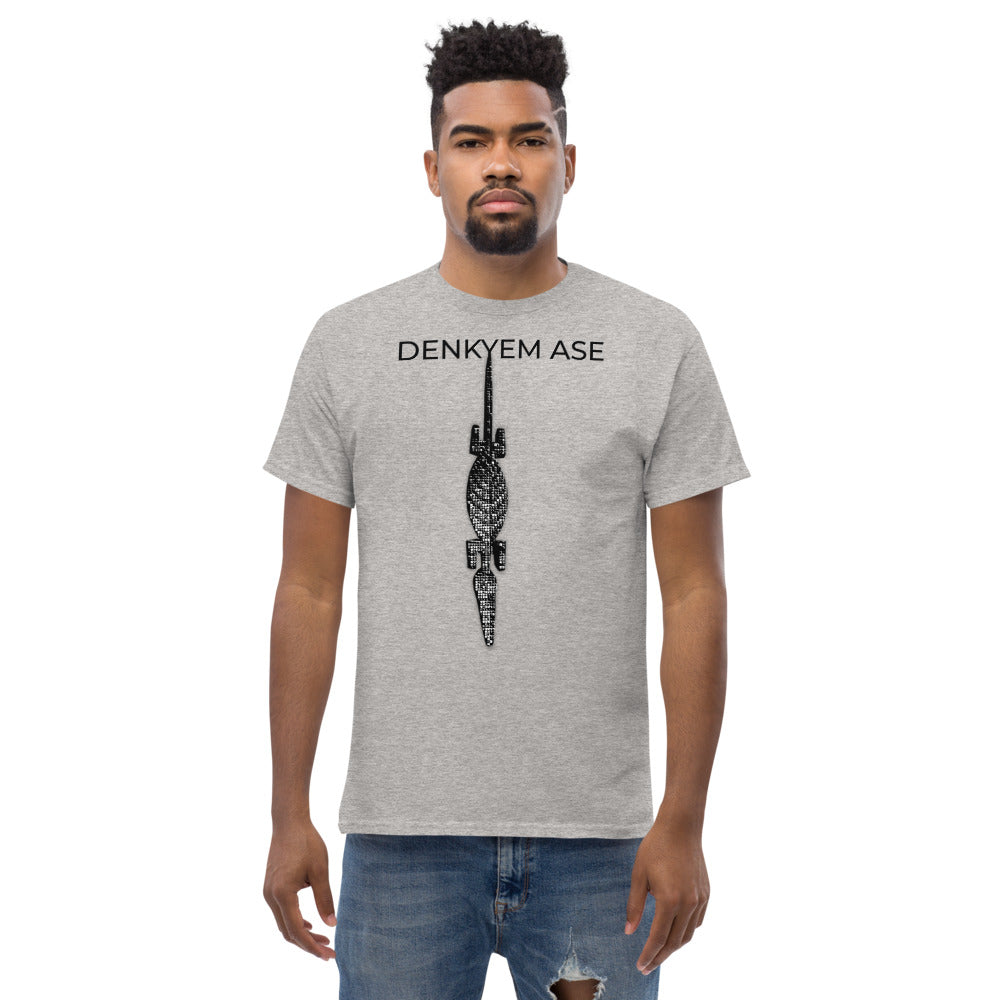 DENKYEM ASE DIGI CAMO LOGO Men's heavyweight tee
