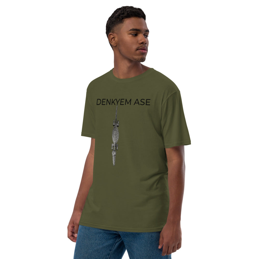 DENKYEM ASE Bobo/Nuna/Bwa Crocodile Mask Logo T-shirt (premium viscose hemp eco-friendly t-shirt)