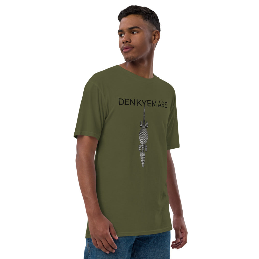 DENKYEM ASE Bobo/Nuna/Bwa Crocodile Mask Logo T-shirt (premium viscose hemp eco-friendly t-shirt)