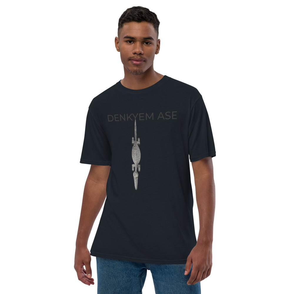 DENKYEM ASE Bobo/Nuna/Bwa Crocodile Mask Logo T-shirt (premium viscose hemp eco-friendly t-shirt)