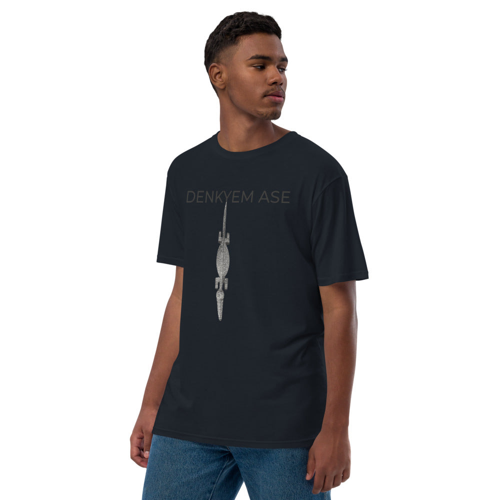 DENKYEM ASE Bobo/Nuna/Bwa Crocodile Mask Logo T-shirt (premium viscose hemp eco-friendly t-shirt)