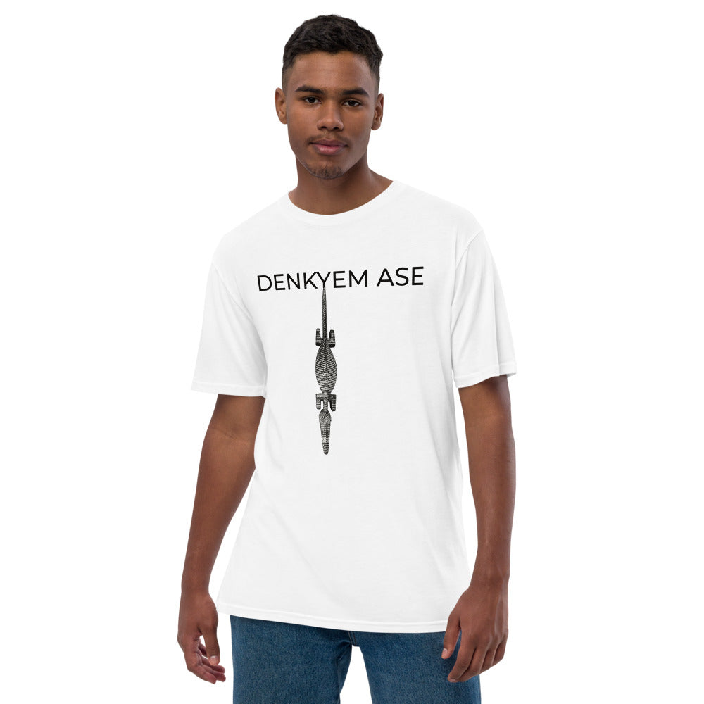 DENKYEM ASE Bobo/Nuna/Bwa Crocodile Mask Logo T-shirt (premium viscose hemp eco-friendly t-shirt)