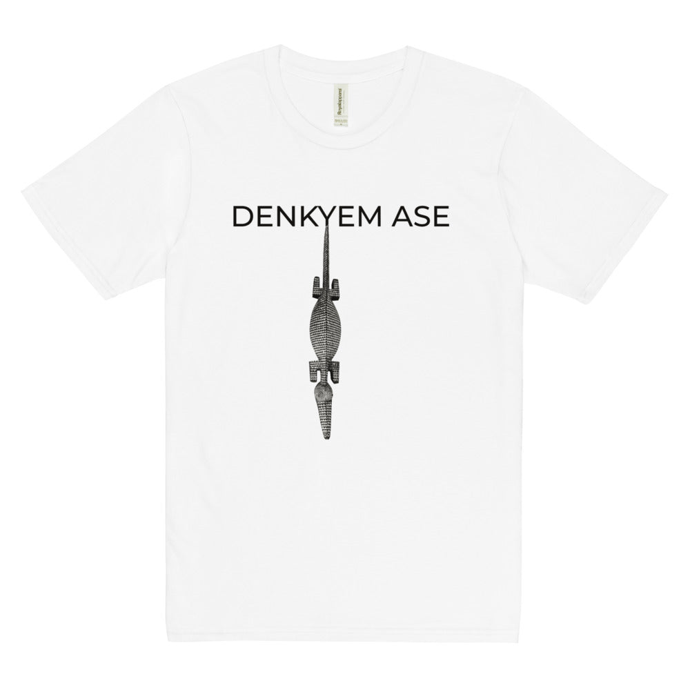 DENKYEM ASE Bobo/Nuna/Bwa Crocodile Mask Logo T-shirt (premium viscose hemp eco-friendly t-shirt)