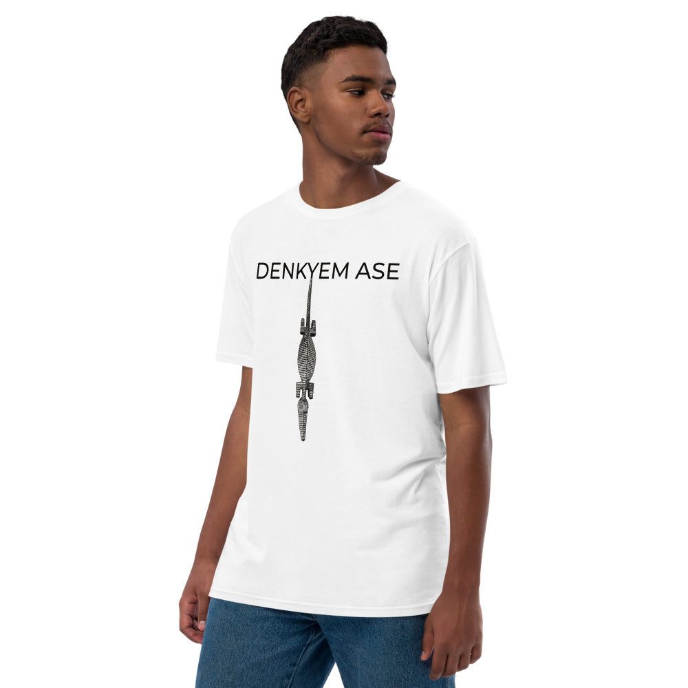 DENKYEM ASE Bobo/Nuna/Bwa Crocodile Mask Logo T-shirt (premium viscose hemp eco-friendly t-shirt)