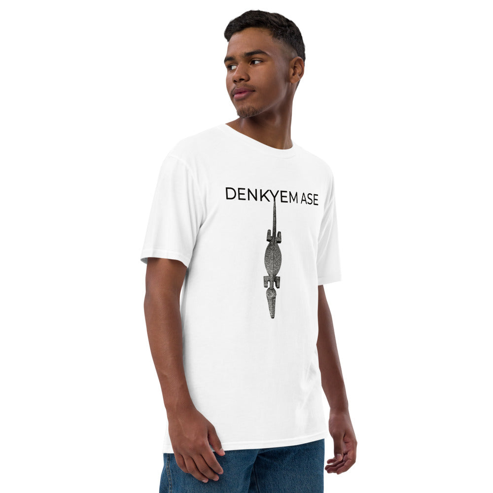 DENKYEM ASE Bobo/Nuna/Bwa Crocodile Mask Logo T-shirt (premium viscose hemp eco-friendly t-shirt)