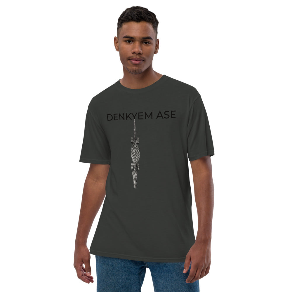 DENKYEM ASE Bobo/Nuna/Bwa Crocodile Mask Logo T-shirt (premium viscose hemp eco-friendly t-shirt)