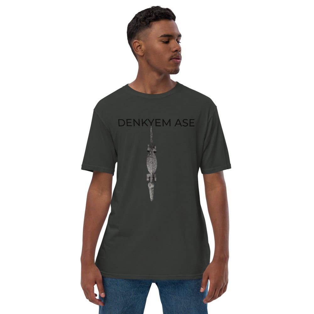 DENKYEM ASE Bobo/Nuna/Bwa Crocodile Mask Logo T-shirt (premium viscose hemp eco-friendly t-shirt)