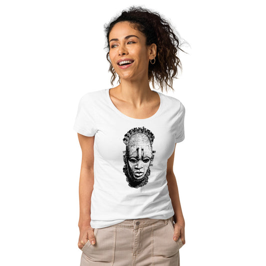 DENKYEM ASE "Benin Bronzes" Women’s basic organic t-shirt