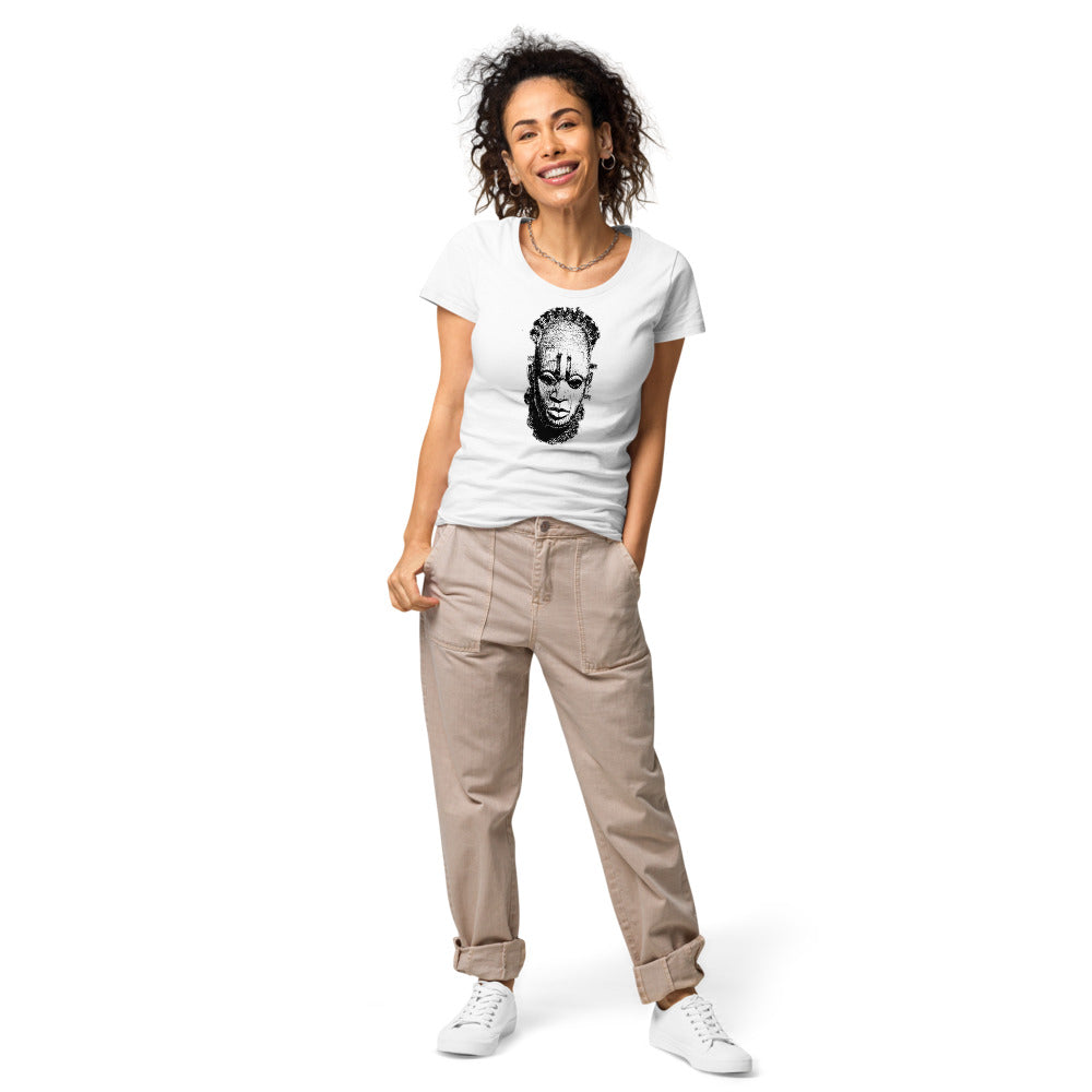 DENKYEM ASE "Benin Bronzes" Women’s basic organic t-shirt