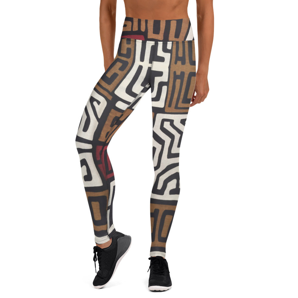 DENYEM ASE "Kuba Cloth All Over" Yoga Leggings