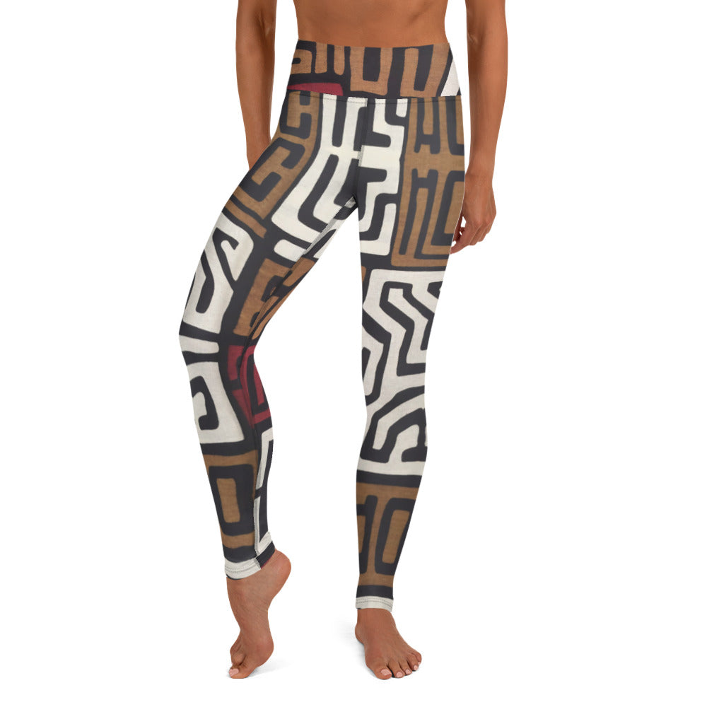 DENYEM ASE "Kuba Cloth All Over" Yoga Leggings