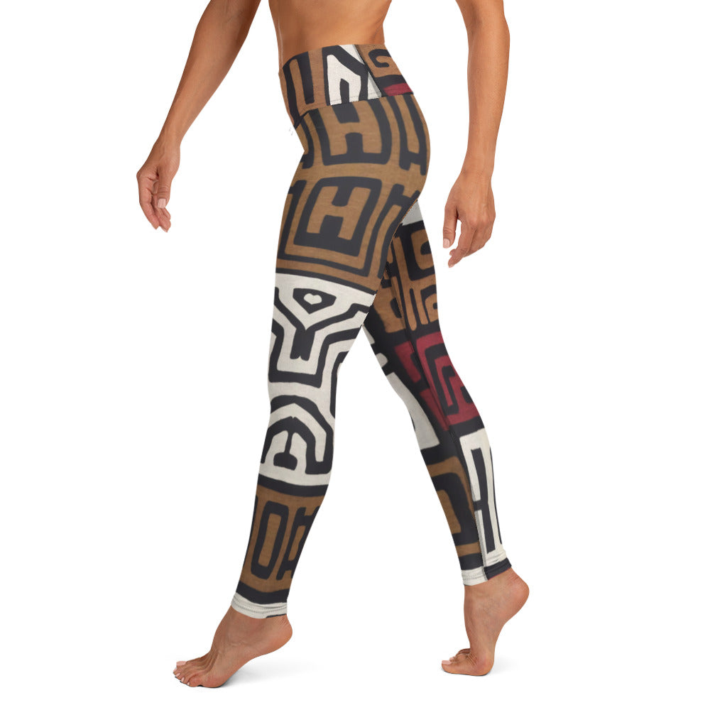 DENYEM ASE "Kuba Cloth All Over" Yoga Leggings