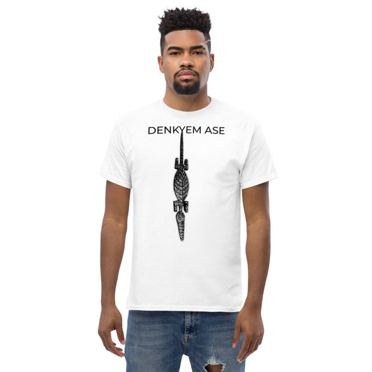 DENKYEM ASE DIGI CAMO LOGO Men's heavyweight tee