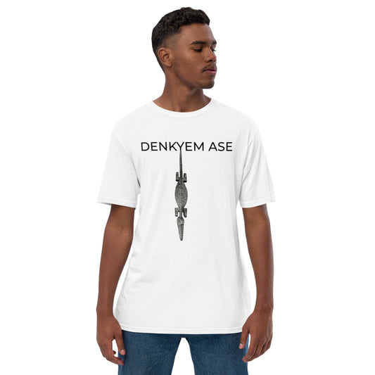 DENKYEM ASE Bobo/Nuna/Bwa Crocodile Mask Logo T-shirt (premium viscose hemp eco-friendly t-shirt)